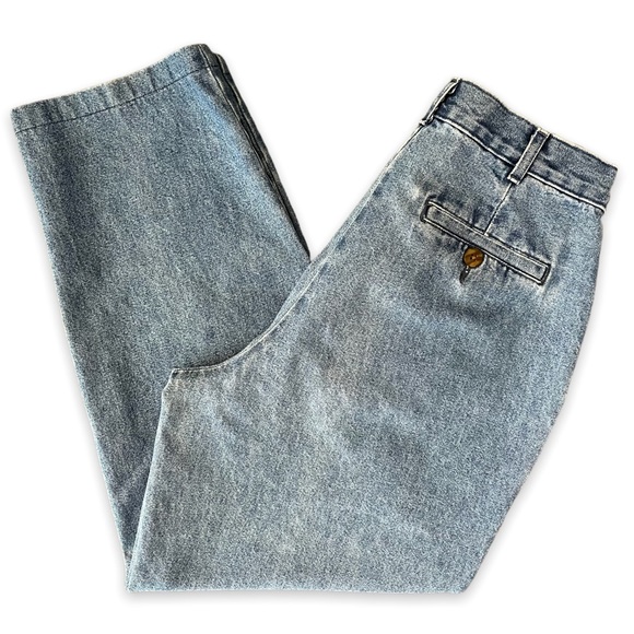 Vintage 90's Medium-Light Wash High Waist Mom Jeans - Picture 2 of 8